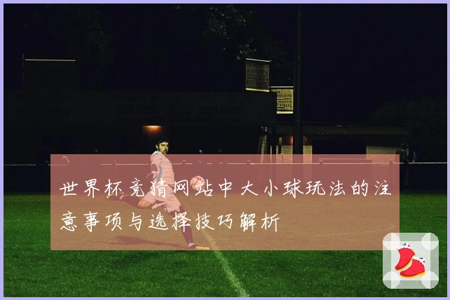 世界杯竞猜网站中大小球玩法的注意事项与选择技巧解析