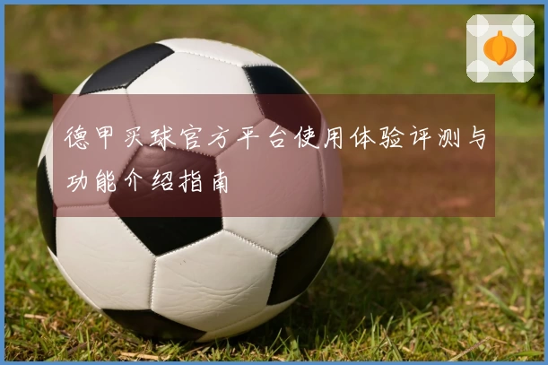 德甲买球官方平台使用体验评测与功能介绍指南