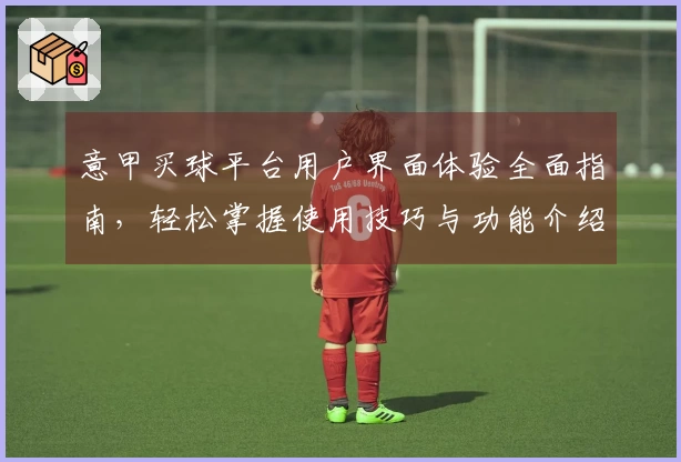 意甲买球平台用户界面体验全面指南，轻松掌握使用技巧与功能介绍